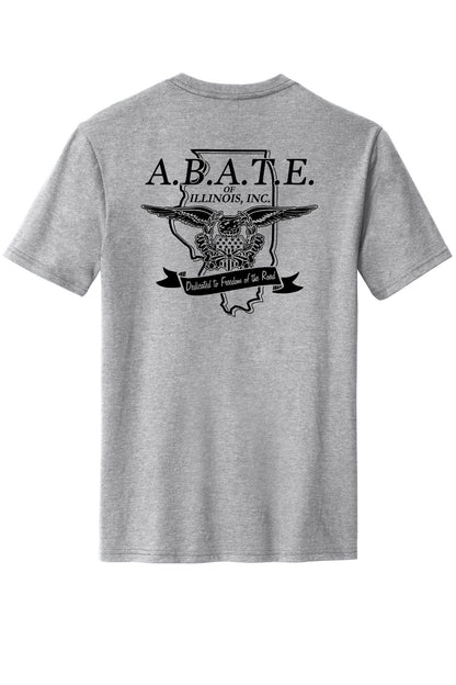 Abate Design 01 District Perfect Blend CVC Tee DM108 Light Heather Grey back