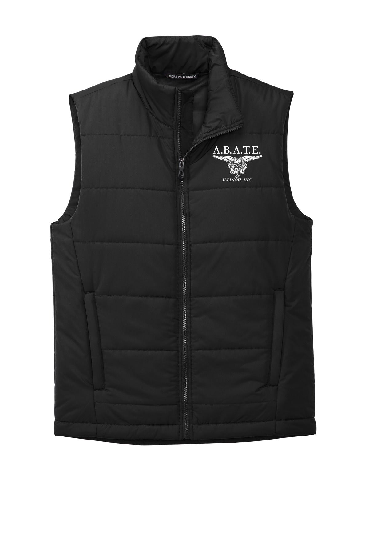 Abate Design 01 Port Authority Puffer Vest Deep Black front