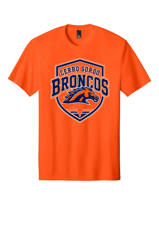Cerro Gordo Broncos PTO - DM108 [Orange] - Shield