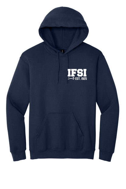 IFSI Webstore - Gildan Heavy Blend Hooded Sweatshirt - 2026 Never Stop Training - 18500 [Navy] Front