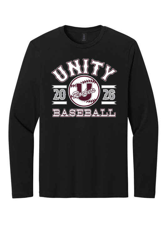 Unity - Baseball - Design 04 - Long Sleeve T - Gildan 64400 - Black