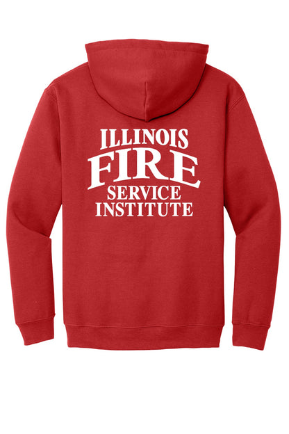 IFSI Webstore - Gildan Heavy Blend Hooded Sweatshirt - Fire Theme - 18500 [Red] Back