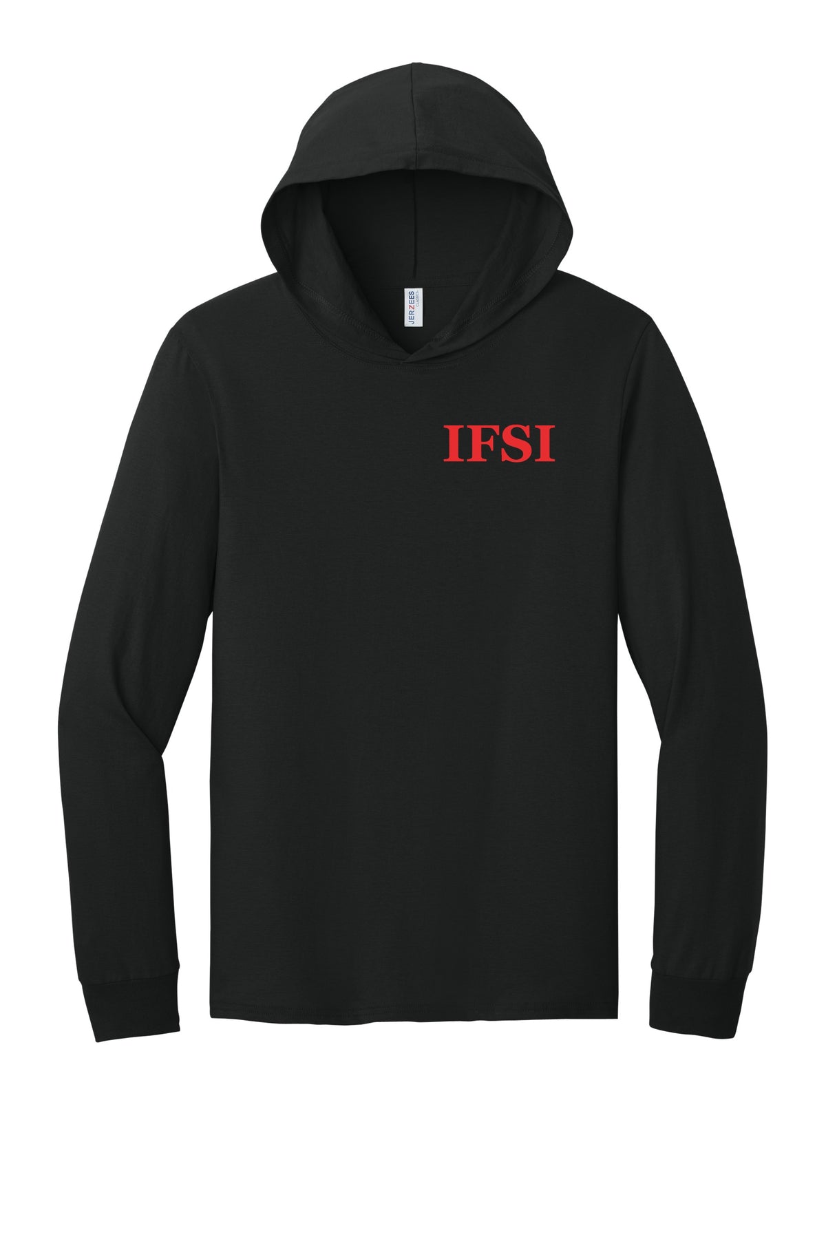 IFSI Webstore - Jerzees Classics Unisex Cotton Long Sleeve Hooded T-Shirt - 2023 Bold Back - 363LH [Black Ink] Front