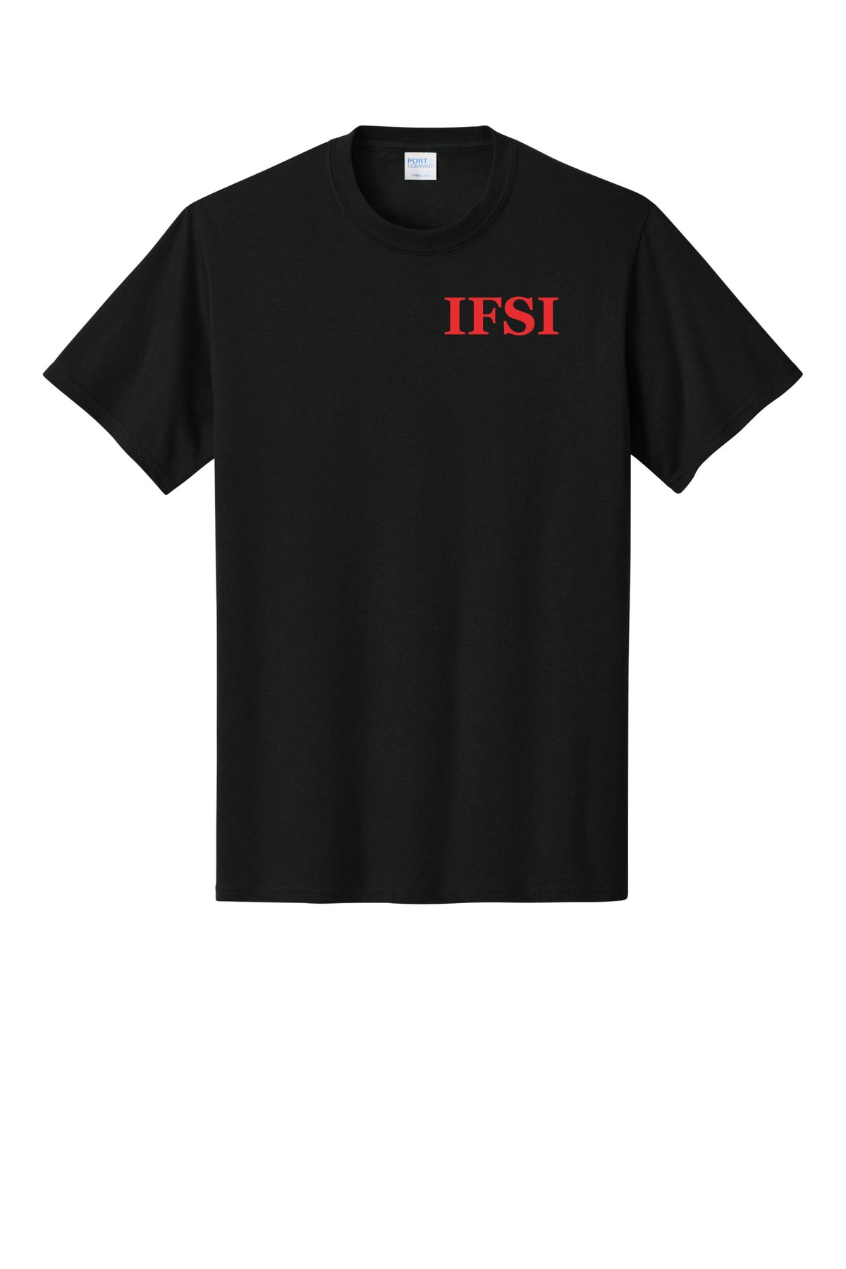 IFSI Webstore - Port & Company Core Cotton Tee - 2023 Bold Back - PC54 [Jet Black] Front