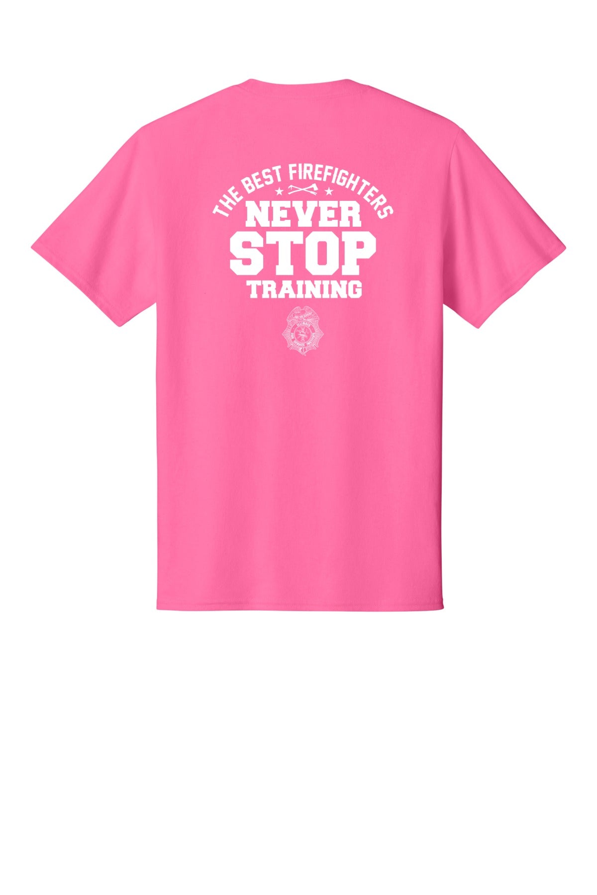 IFSI Webstore - Port & Company Core Cotton Tee - 2026 Never Stop Training - PC54 [Neon Pink] Back