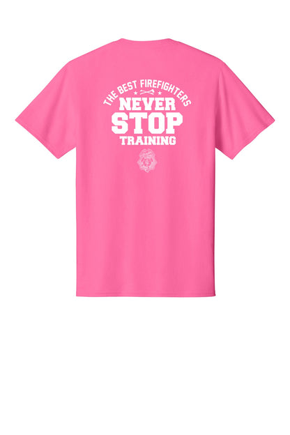 IFSI Webstore - Port & Company Core Cotton Tee - 2026 Never Stop Training - PC54 [Neon Pink] Back