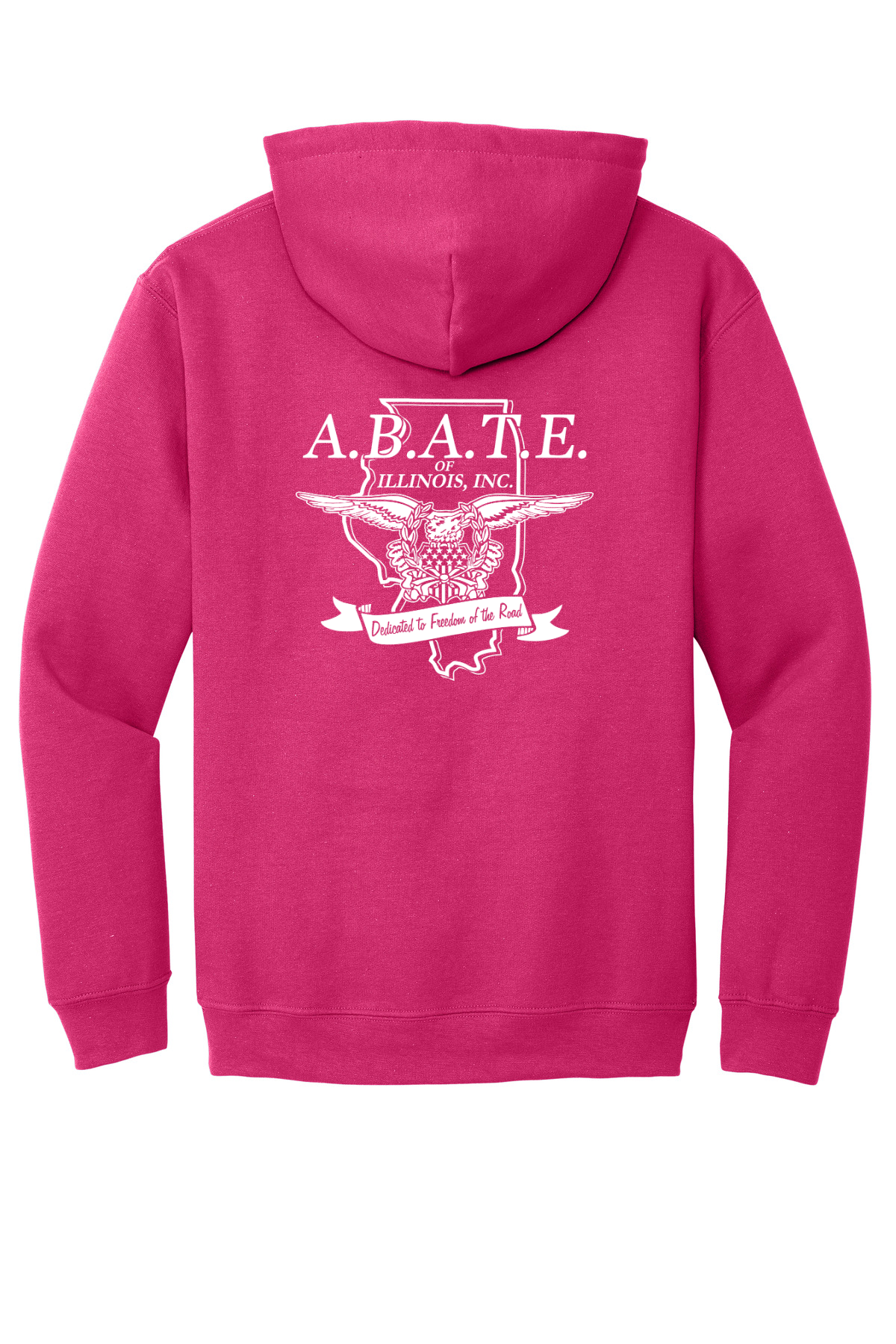 Abate - Abate of illinois - Design 01 - Hoodies - Gildan 18500 - Heliconia - Back