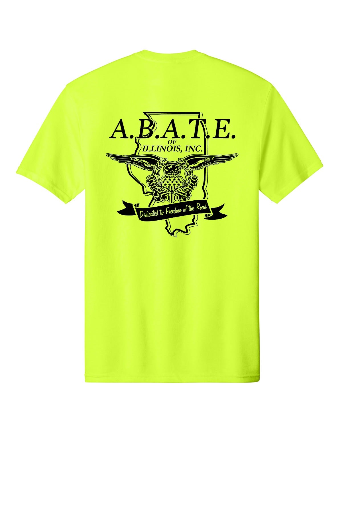 Abate Design 01 District Perfect Blend CVC Tee DM108 S. Green back