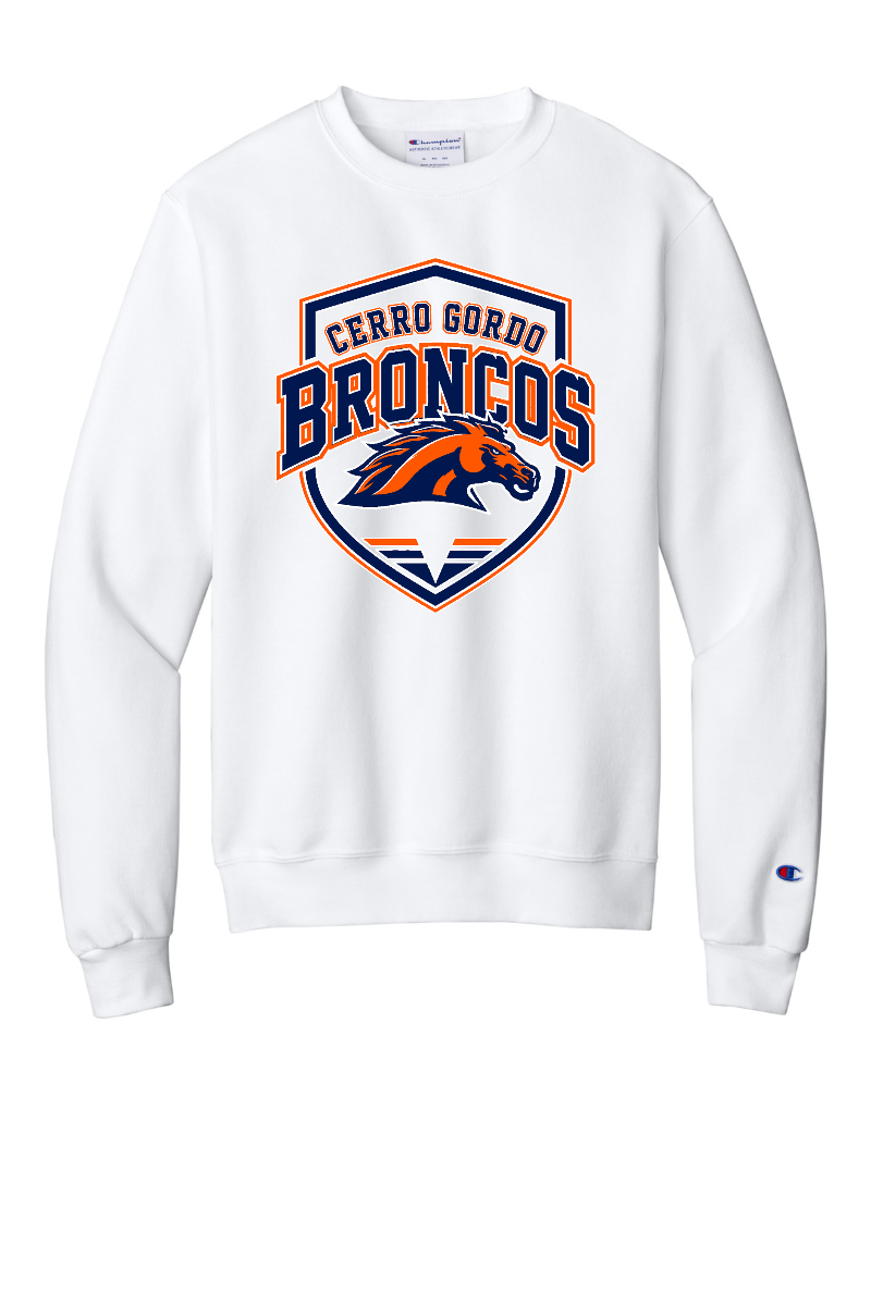 Cerro Gordo Broncos PTO - S6000 [White] - Shield