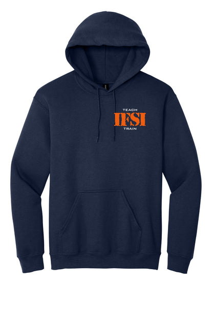 IFSI Webstore - Gildan Heavy Blend Hooded Sweatshirt - 2026 Teach Train - 18500 [Navy] Front