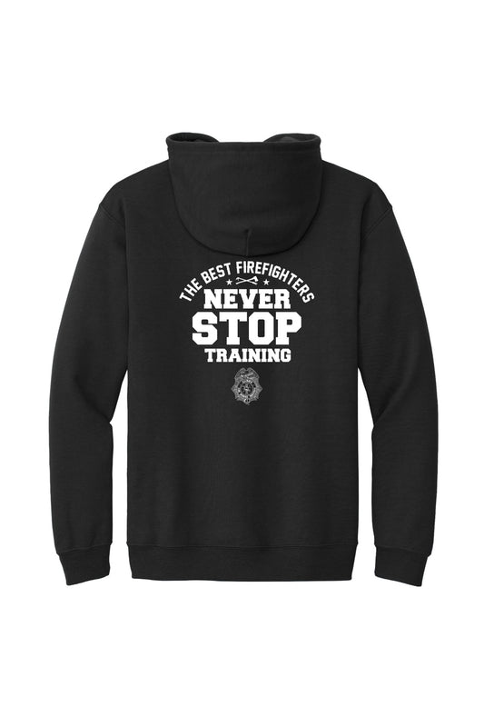 IFSI Webstore - Gildan Heavy Blend Full-Zip Hooded Sweatshirt - 2026 Never Stop Training - 18600 [Black] Back