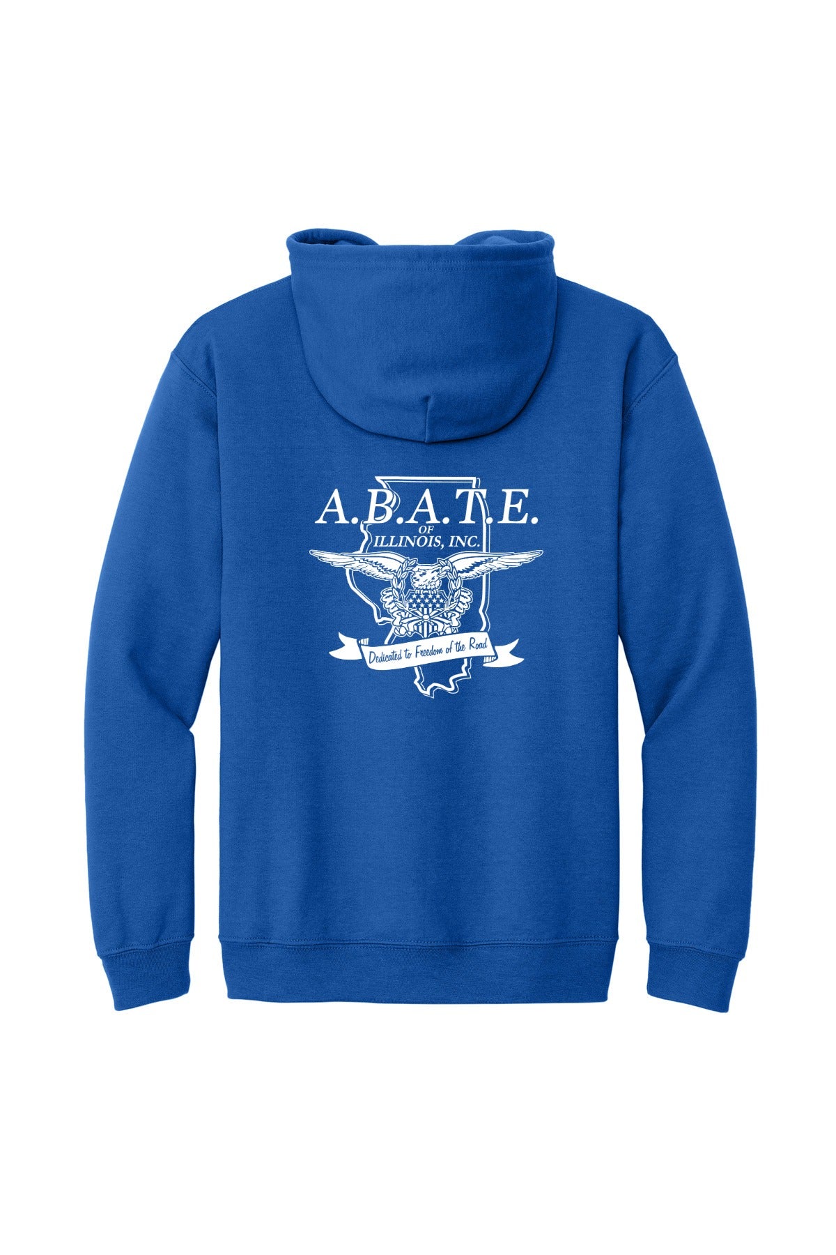 Abate Design 01 Full-Zip Hoodie Royal back