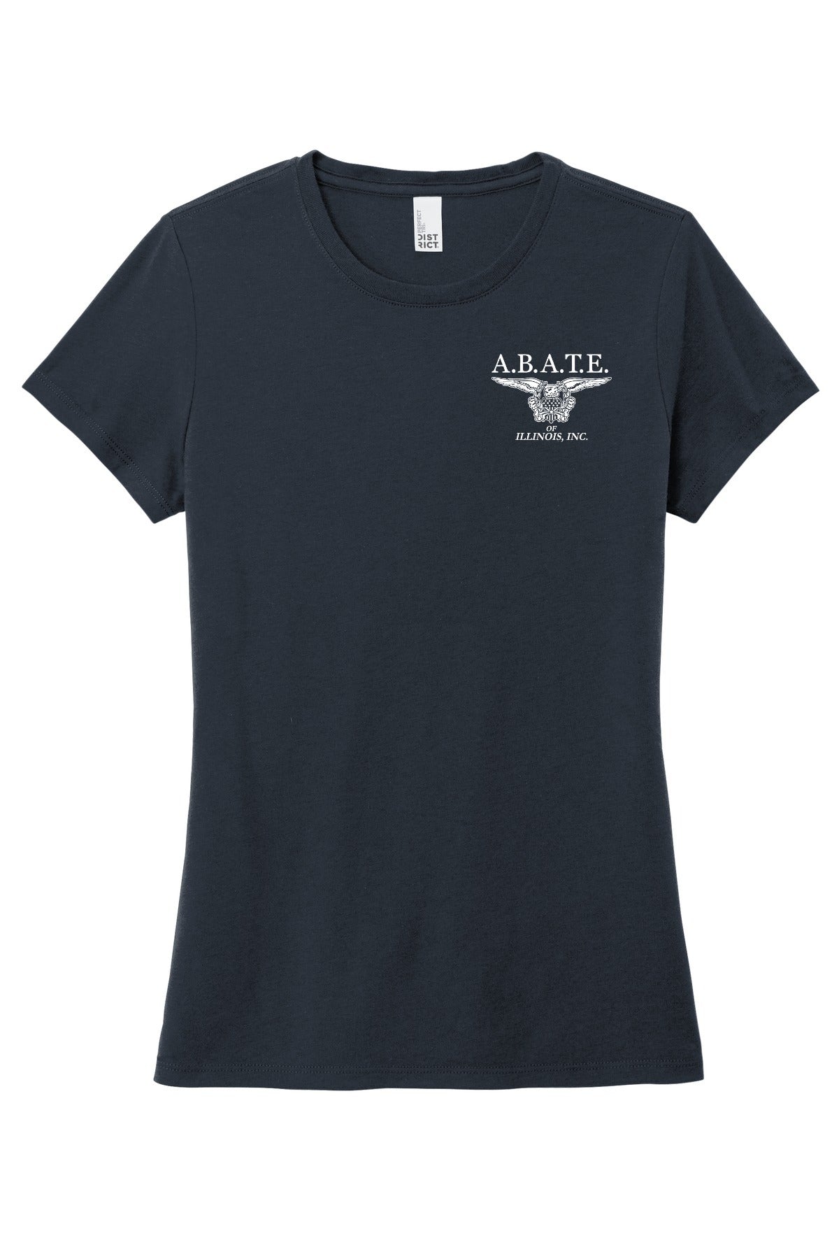 Abate Design 01 District Women's Perfect Tri Tee New Navy front