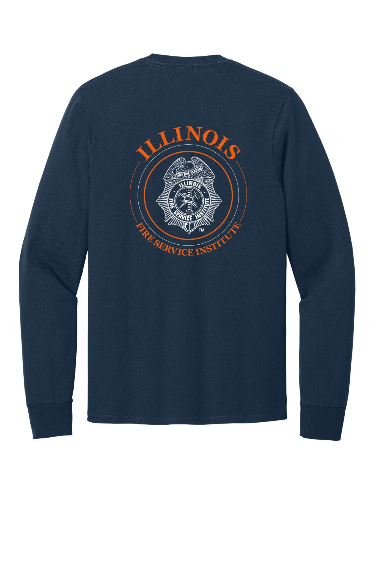 IFSI Webstore - Port & Company Long Sleeve Core Cotton Tee - 2023 Circle Back - PC54LS [Navy] Back