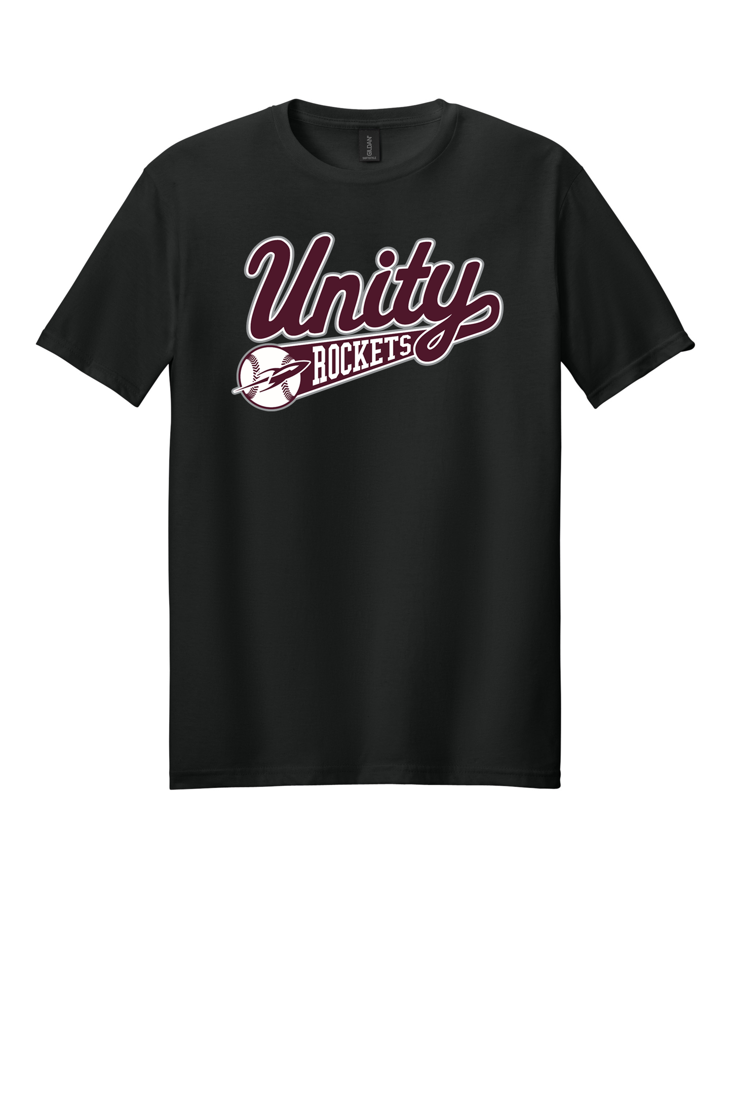 Unity - Baseball - Design 01 -  T-shirt - Gildan 64000 - Black