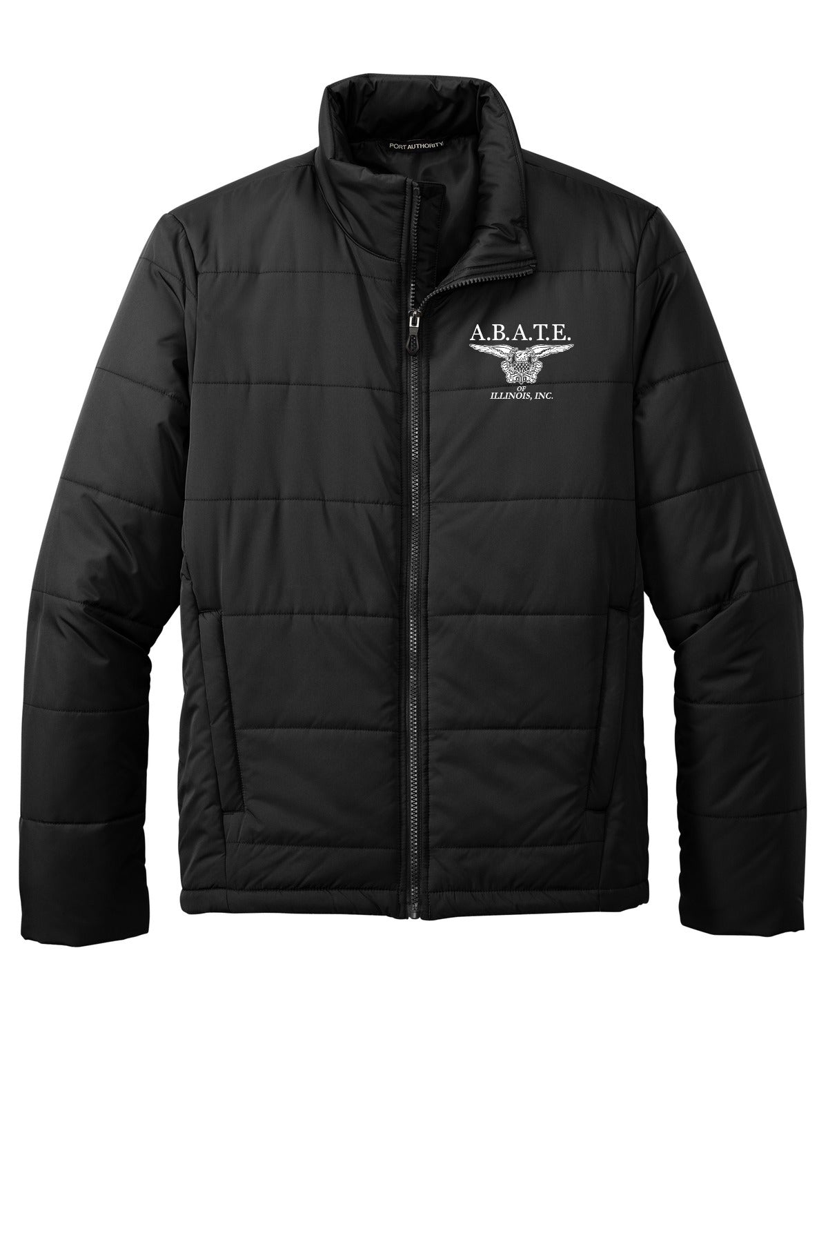 Abate Design 01 Port Authority Puffer Jacket Deep Black front