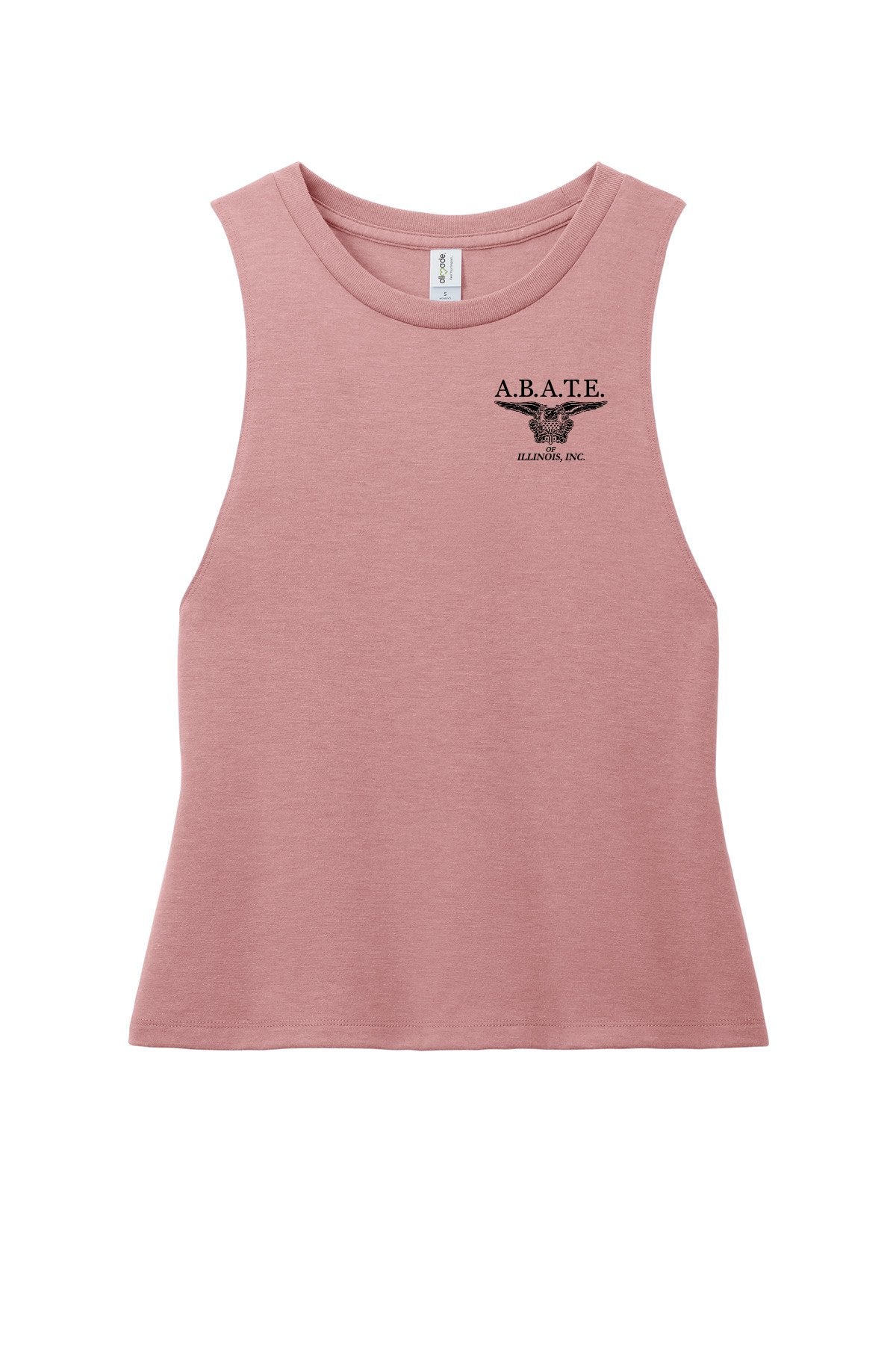 Abate Design 01 Allmade Women's Tri-Blend Muscle Tank Vintage Rose front
