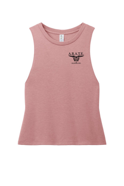 Abate Design 01 Allmade Women's Tri-Blend Muscle Tank Vintage Rose front
