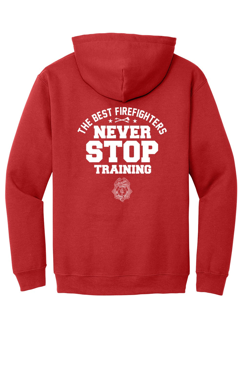 IFSI Webstore - Gildan Heavy Blend Hooded Sweatshirt - 2026 Never Stop Training - 18500 [Red] Back