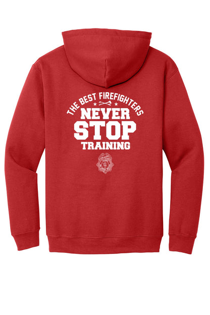 IFSI Webstore - Gildan Heavy Blend Hooded Sweatshirt - 2026 Never Stop Training - 18500 [Red] Back
