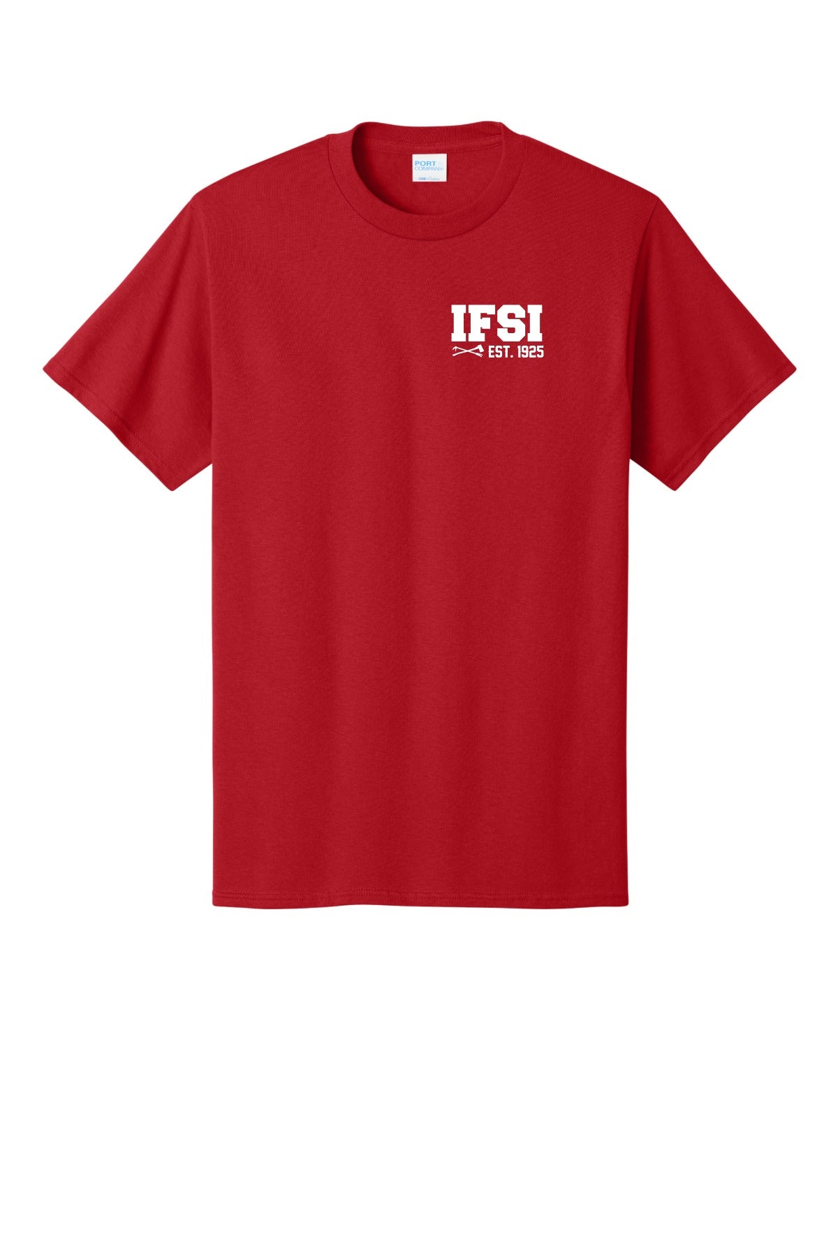 IFSI Webstore - Port & Company Core Cotton Tee - 2026 Never Stop Training - PC54 [Red] Front