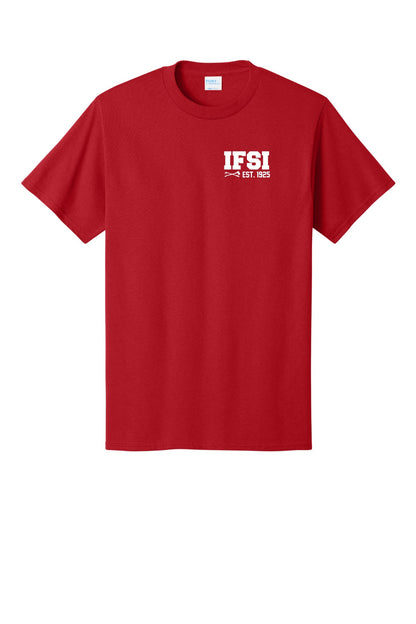 IFSI Webstore - Port & Company Core Cotton Tee - 2026 Never Stop Training - PC54 [Red] Front