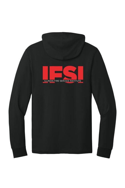 IFSI Webstore - Jerzees Classics Unisex Cotton Long Sleeve Hooded T-Shirt - 2023 Bold Back - 363LH [Black Ink] Back