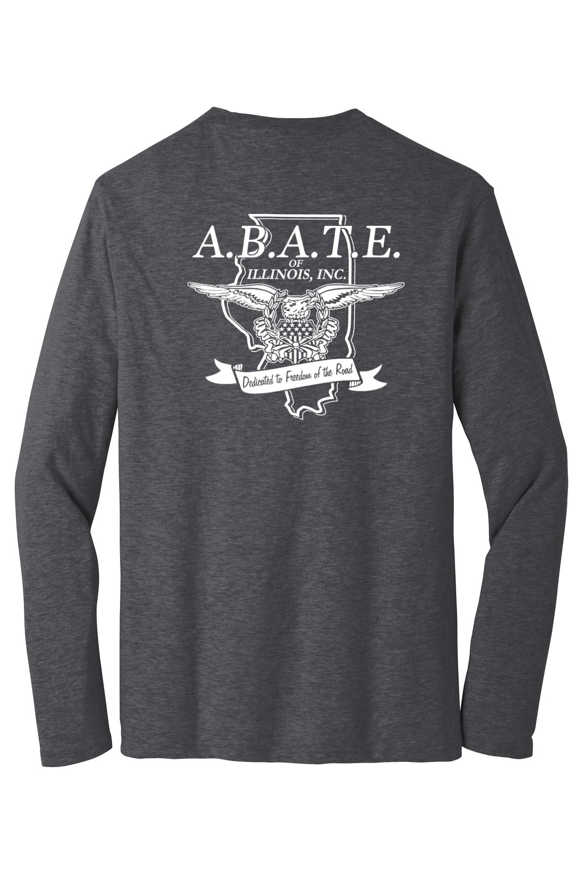 Heathered Charcoal Back