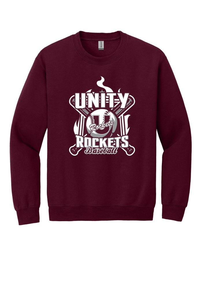 Unity - Baseball - Design 05 - Crewneck Sweatshirt - Gildan 18000