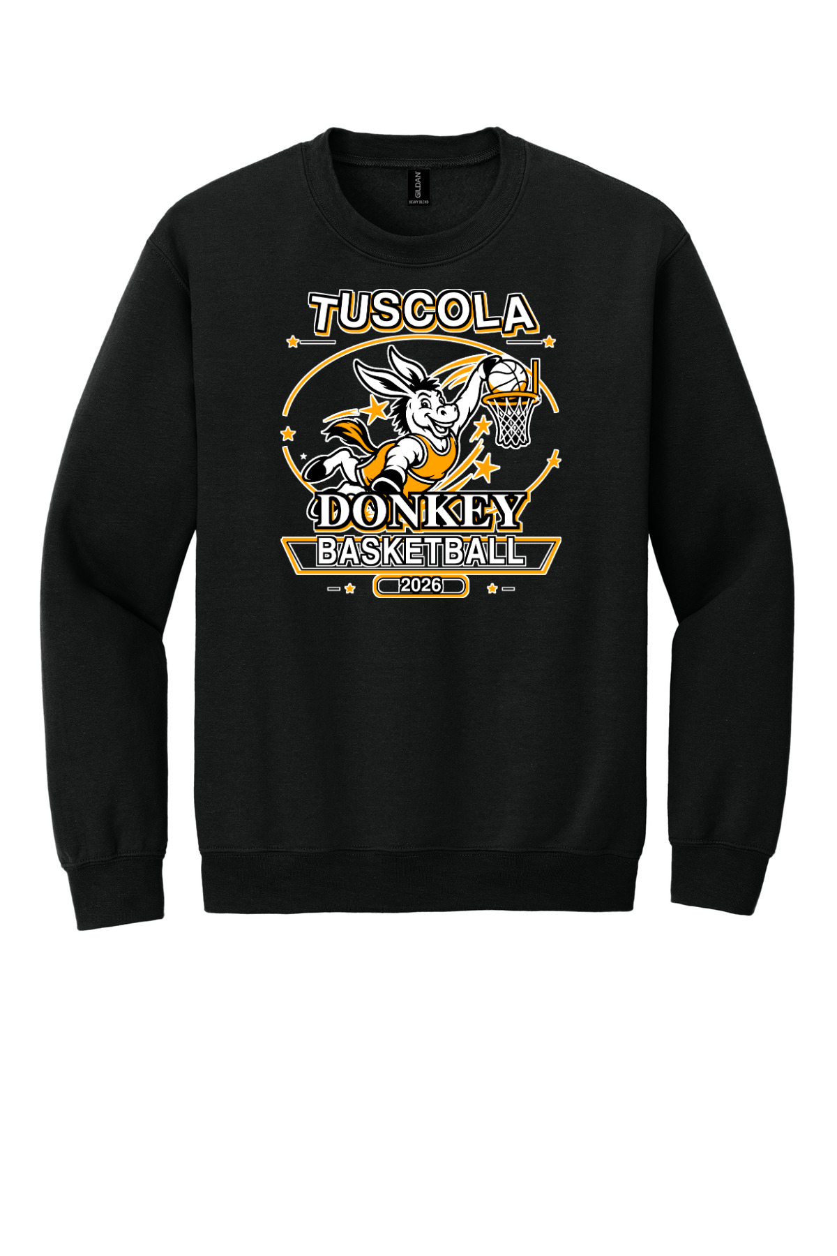 Tuscola Donkey Basketball Slam Dunk Donkey - 18000 Black front