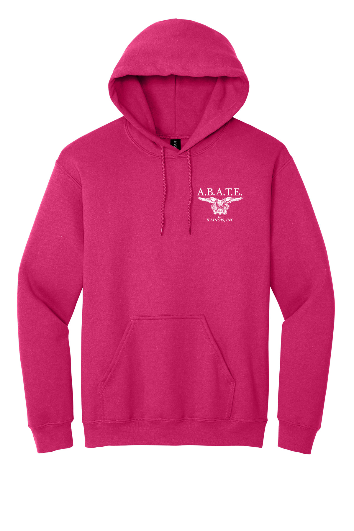 Abate - Abate of illinois - Design 01 - Hoodies - Gildan 18500 - Heliconia - Front