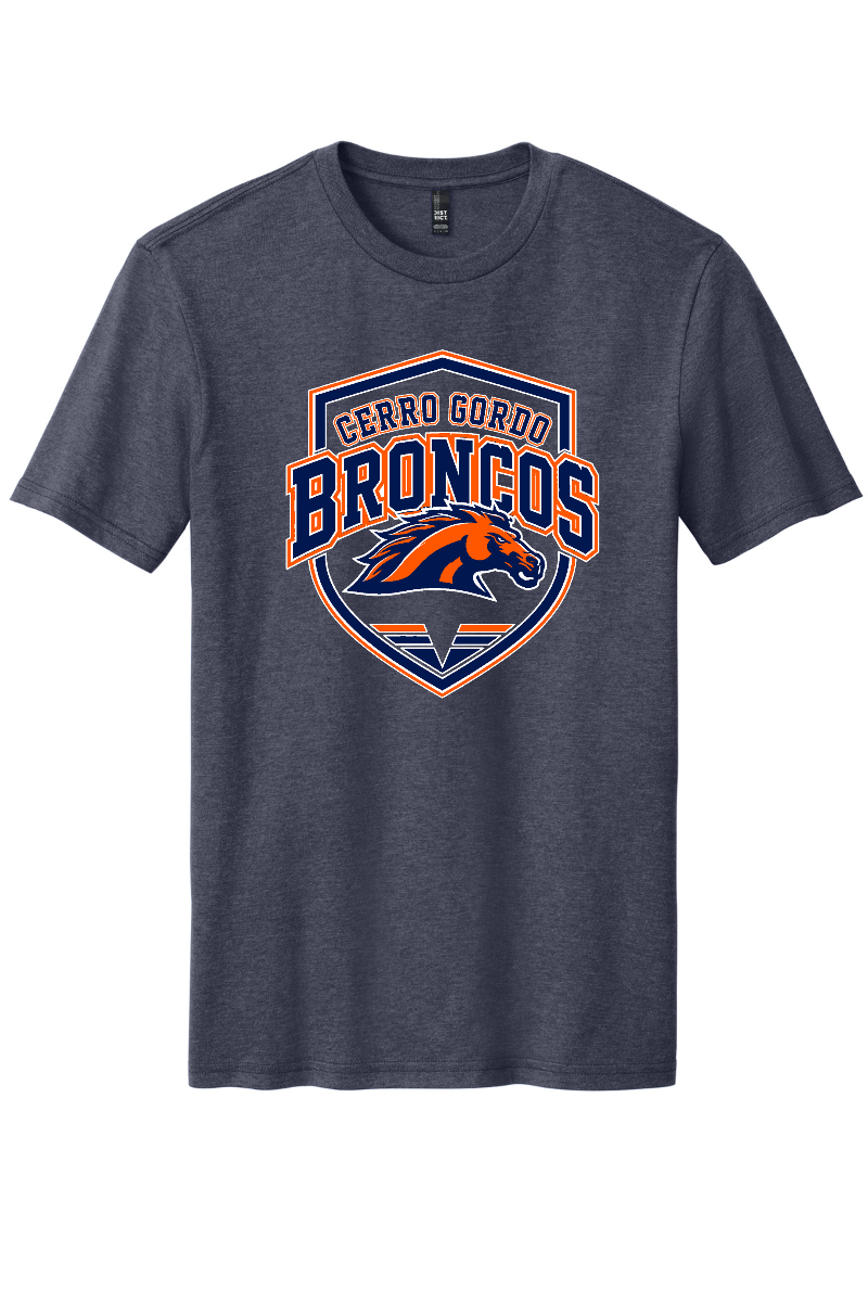 Cerro Gordo Broncos PTO - DM108 [Navy] - Shield