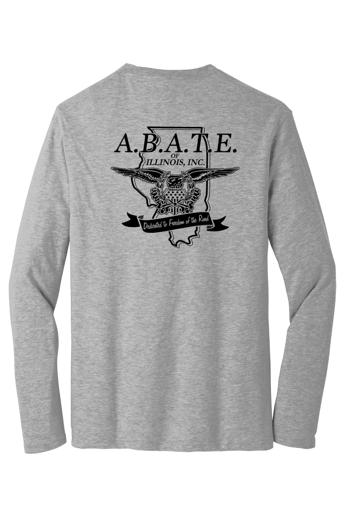 Light Heather Grey Back
