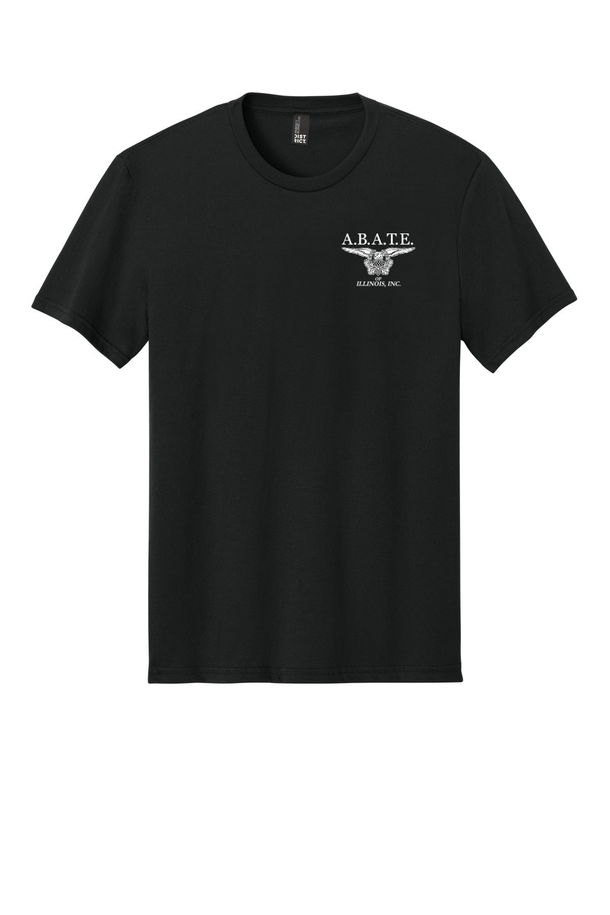 Abate Design 01 District Perfect Blend CVC Tee DM108 Black front