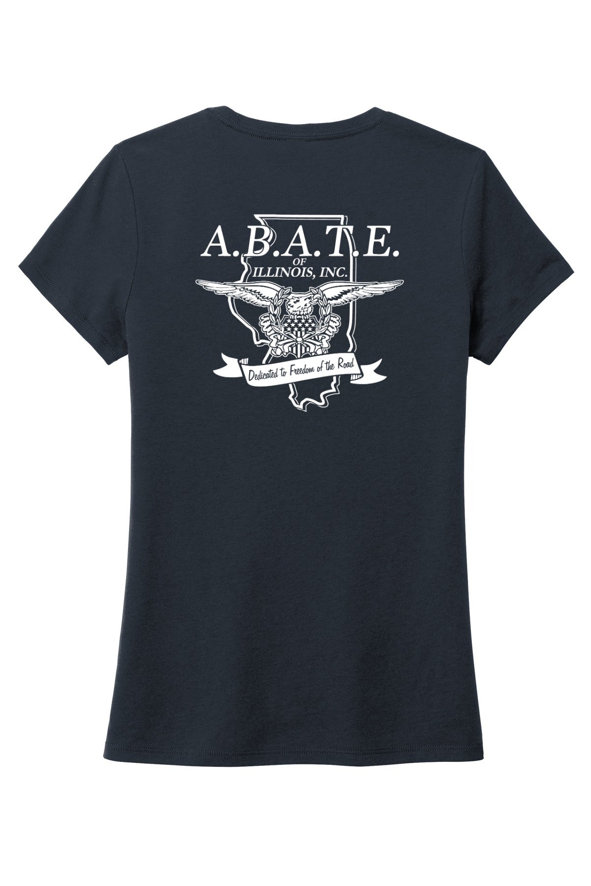 Abate Design 01 District Women's Perfect Tri Tee New Navy back