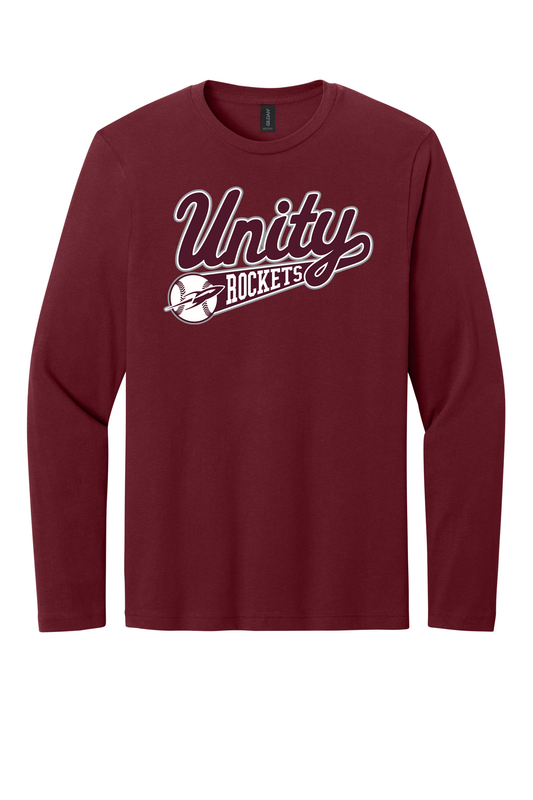 Unity - Baseball - Design 1 - Long Sleeve T - Gildan 64400 - Garnet