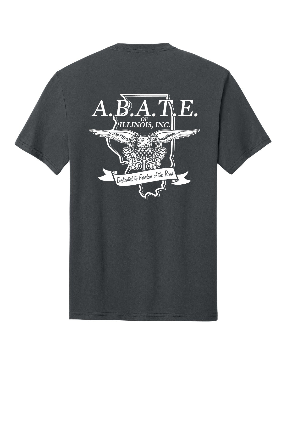 Abate Design 01 District Perfect Blend CVC Tee DM108 Charcoal back
