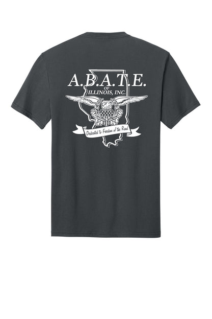 Abate Design 01 District Perfect Blend CVC Tee DM108 Charcoal back