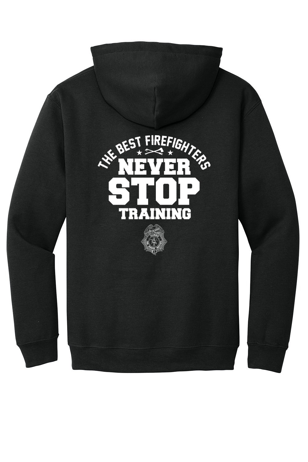 IFSI Webstore - Gildan Heavy Blend Hooded Sweatshirt - 2026 Never Stop Training - 18500 [Black] Back