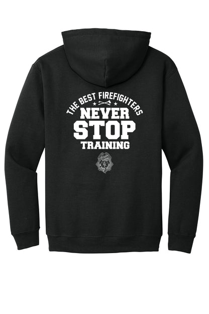 IFSI Webstore - Gildan Heavy Blend Hooded Sweatshirt - 2026 Never Stop Training - 18500 [Black] Back