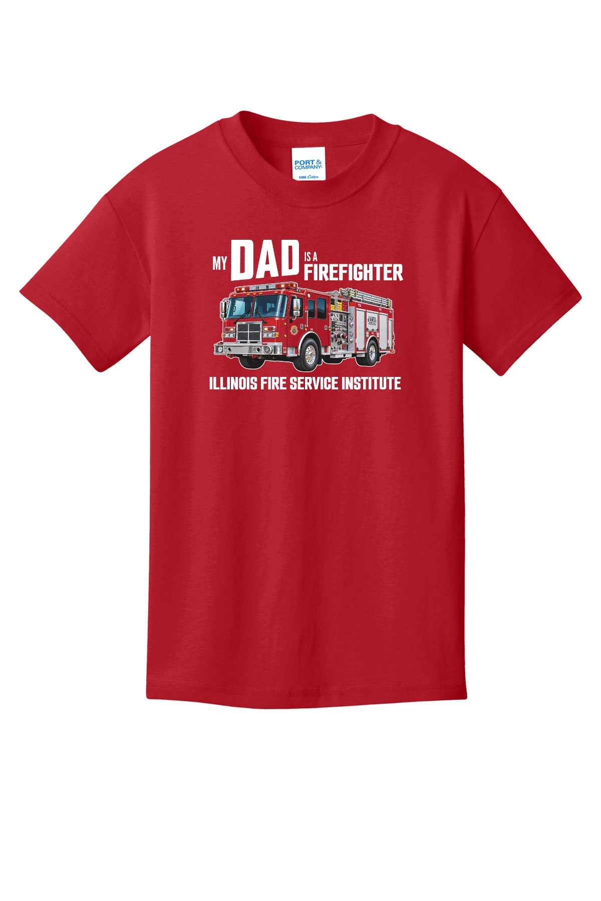 IFSI Youth Dad is a Firefighter PC54Y Red
