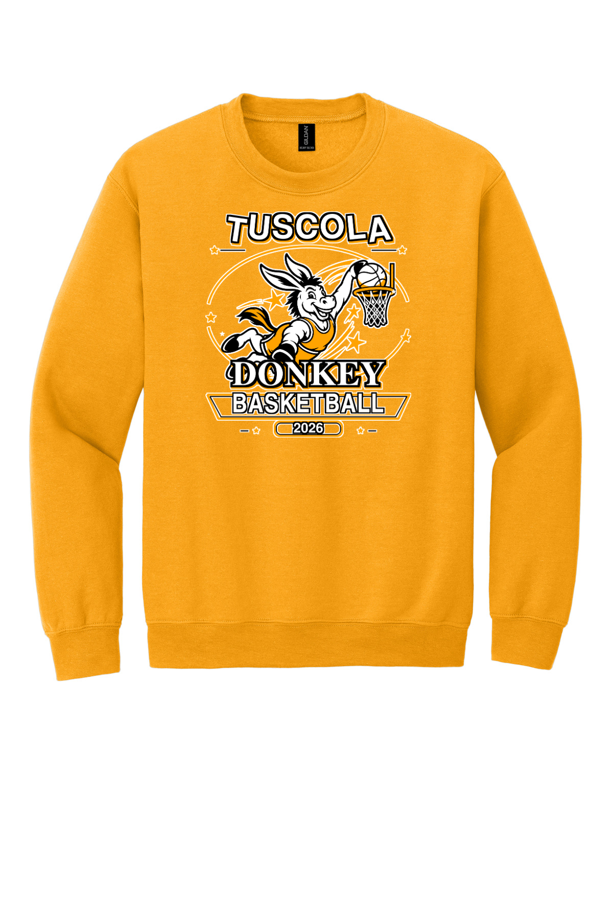 Tuscola Donkey Basketball Slam Dunk Donkey - 18000 Gold front