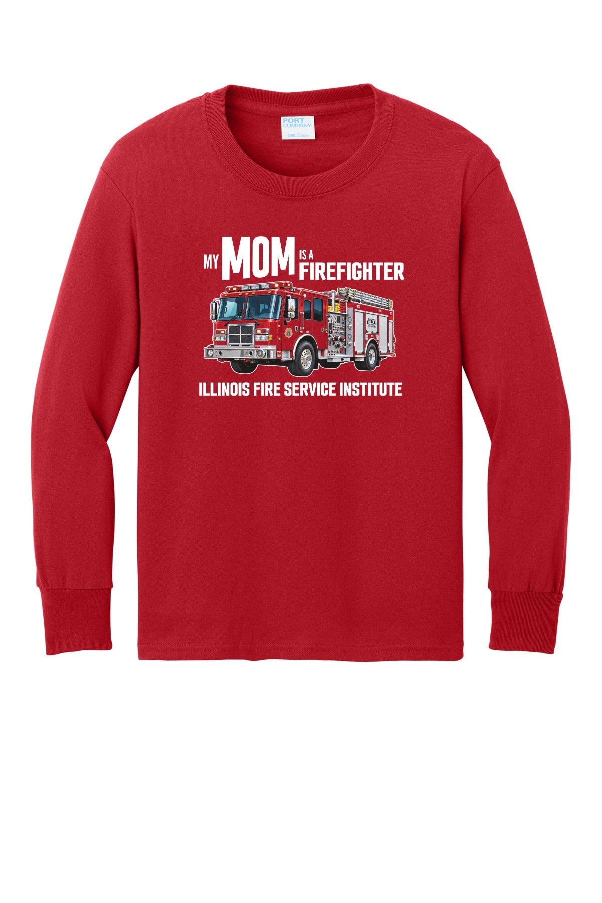 IFSI Youth Mom is a Firefighter PC54YLS Red