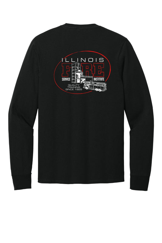 IFSI Webstore - Port & Company Long Sleeve Core Cotton Tee - 2026 Quality Training - PC54LS [Jet Black] Back