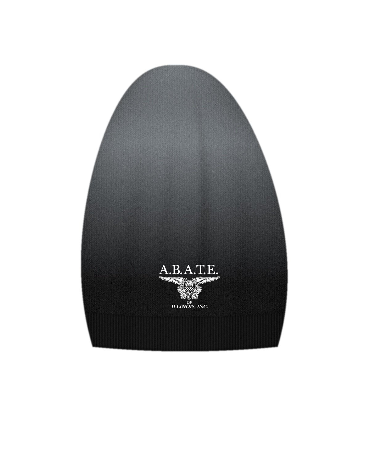Abate Design 01 District Slouch Beanie DT618 Black Dip Dye front