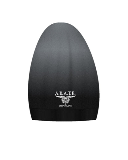 Abate Design 01 District Slouch Beanie DT618 Black Dip Dye front