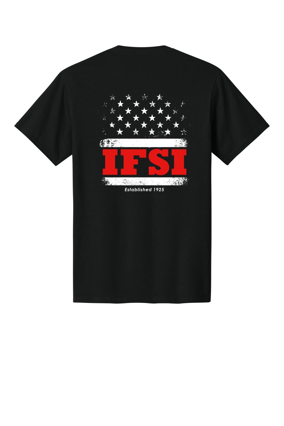 IFSI Webstore - Port & Company Core Cotton Tee - Stars - PC54 [Jet Black] back