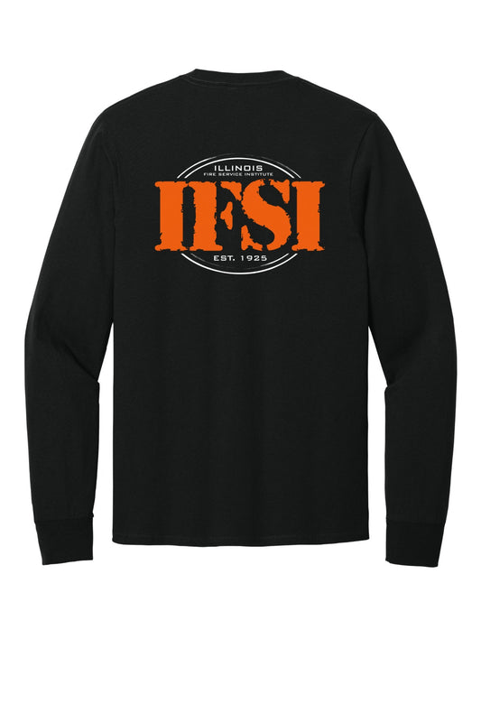 IFSI Webstore - Port & Company Long Sleeve Core Cotton Tee - 2026 Teach Train - PC54LS [Jet Black] Back