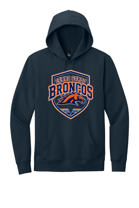 Cerro Gordo Broncos PTO - DT6100 [Navy] - Shield