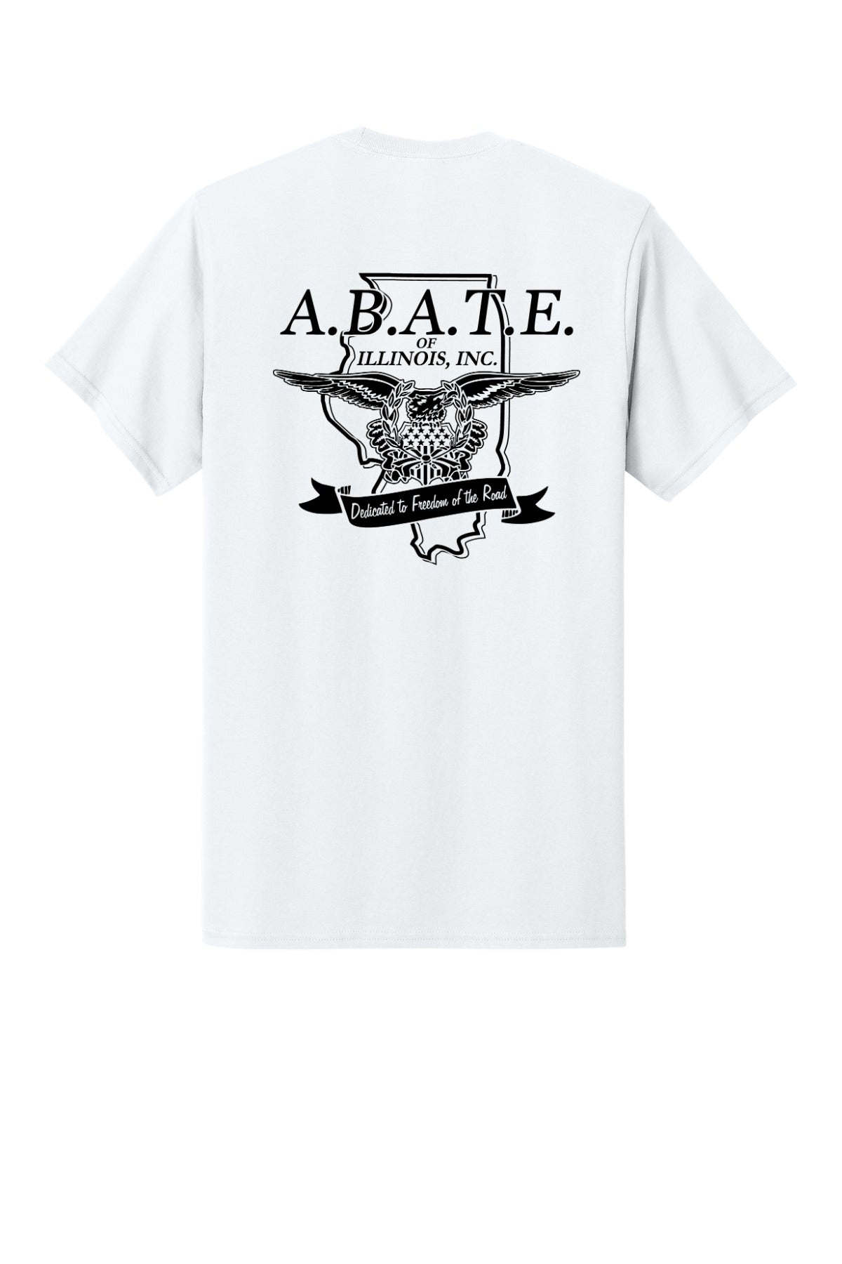 Abate Design 01 Pocket Tee White back